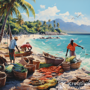 Seaside Harvest: Port Royal's Daily Catch