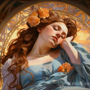 Slumber in Bloom: A Nouveau Dream