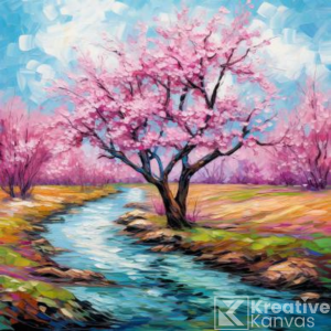 Spring Vigor: Riverside in Bloom