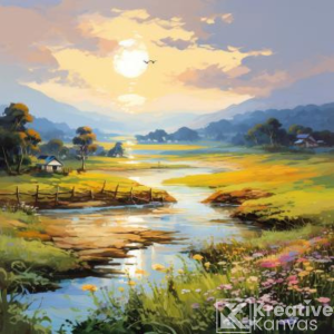 Summer Reverie by the Riverside