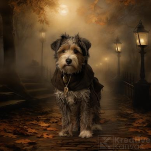 Victorian Vigil: A Terrier's Twilight